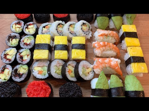 Sushi🍣🍙🍱_ cách làm cơm cuộn vừa ngon vừa đẹp_Bếp Hoa