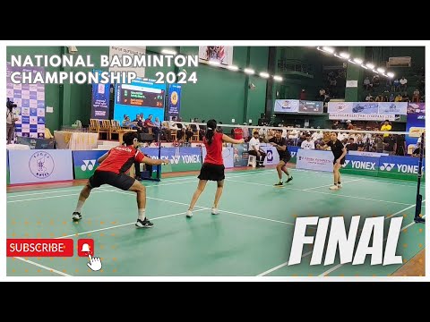ROHAN KAPOOR/SHIVANI vs AYUSH/SHRUTHI MISHRA || FINAL - National Badminton Championship 2024