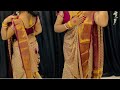 HOW TO SOFT KANJIVARAM SILK SAREE DRAPING STYLE SAREE DRAPE PERFECT STYLE SAREE DRAPING STYLE