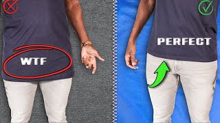 Shorten A T-Shirt In 2 Minutes! (PRO TAILORING TUTORIAL)