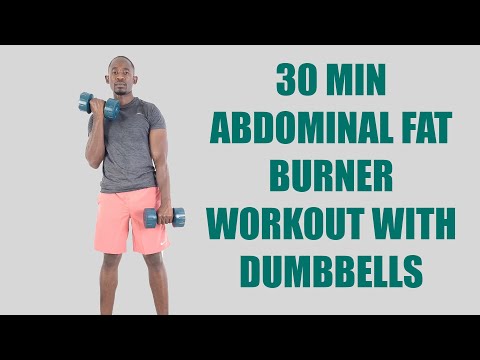 30 Minute Dumbbell Strength Training for Fat Loss Full Body Workout  250 Calories 