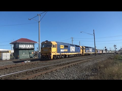 Pacific National 8148, 8162 7736V Grain At North Geelong