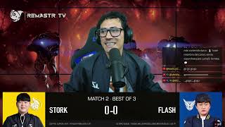 STARCRAFT COREANO GOSU 🇰🇷 FLASH vs STORK 🇰🇷 | M2·BO3·R1·KeSPA