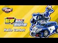 Hello Carbot True Police Car Blue Wolf Robot 헬로카봇 트루 폴리 咖宝车神 警探迅狼 �