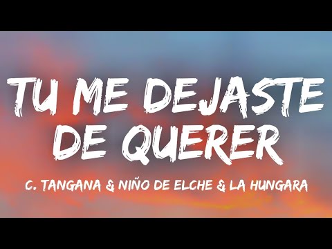 Tu me dejaste de querer cuando menos lo esperaba (LETRA)👈⚀