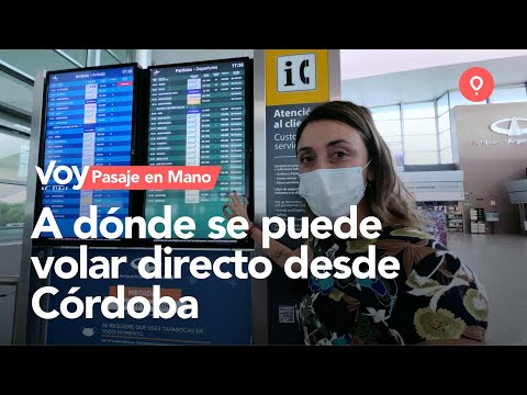 A qué lugares se puede volar directo desde Córdoba