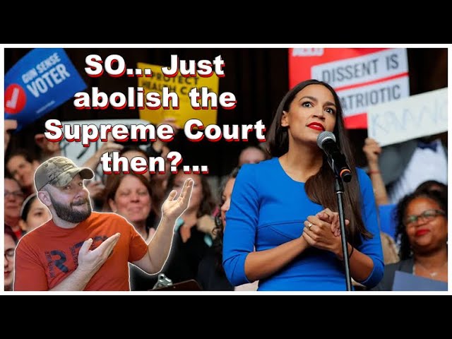 AOC’s new solution… Do away with Supreme Court AND Filibuster... Cites Constitutional Oath...