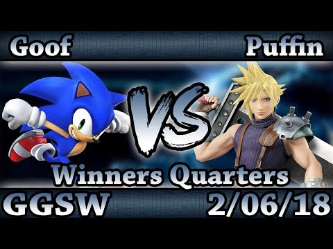 GGSW 70 - Goof (Sonic) Vs. Puffin (Cloud) Smash Wii U Winners Quarters - Smash 4