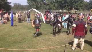 preview picture of video 'Brooks Medieval Faire 2014 - NCCF Demo'