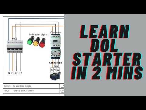 Episode 4 - DOL Motor Starter Direct Online wiring diagram - explained by a M&E engineer!