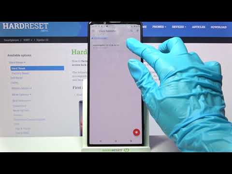 How to Use Sony Xperia 1 III as Voice Recorder - Install Free Recorder App