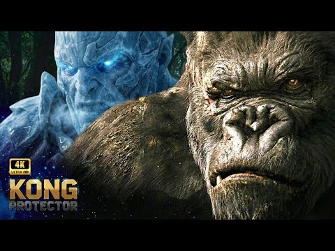 King Kong Vs The Frost Titan  Vs Humanoid Dinosaur | Best Monster Battle (Full Movie)