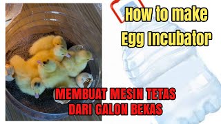 Download lagu Cara membuat mesin tetas dari galon bekas / how to make egg incubator from gallon mp3