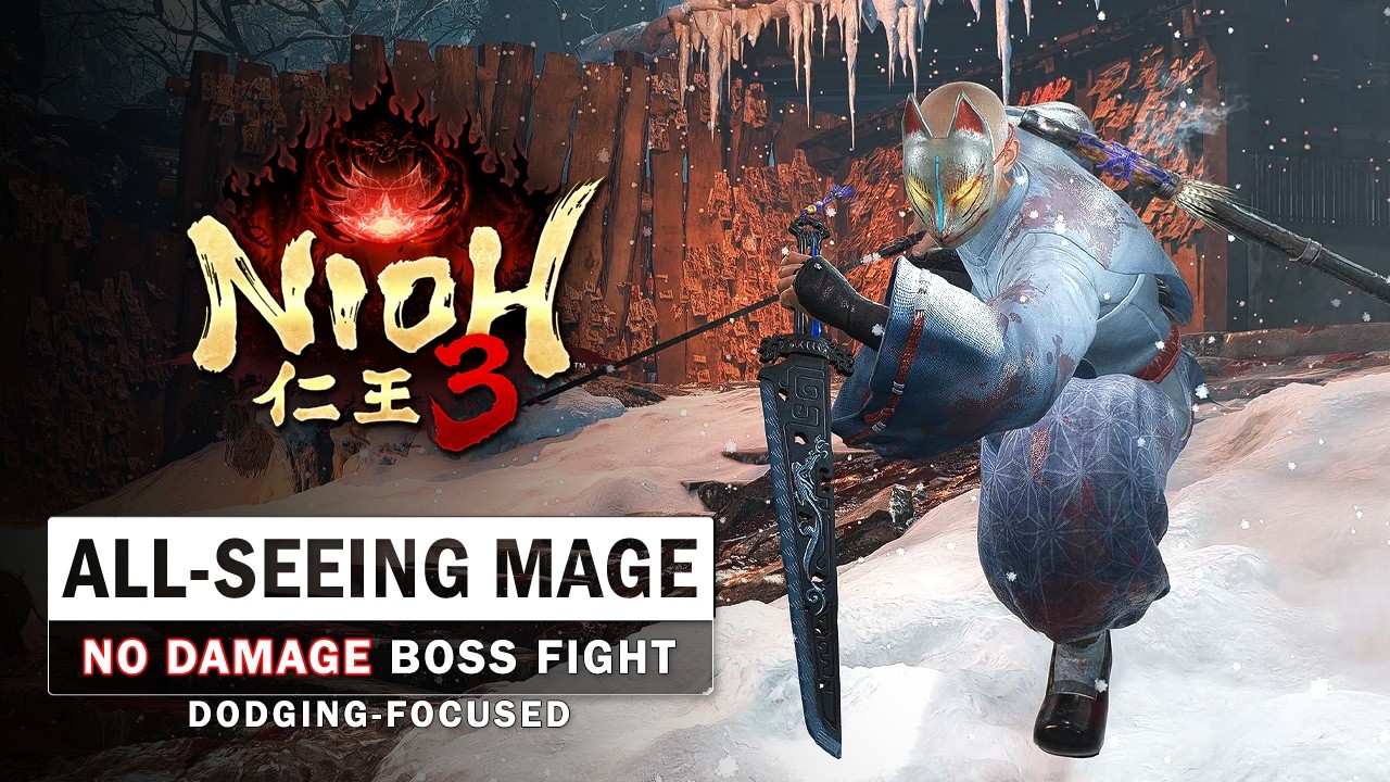 Nioh 3 - All-Seeing Mage Boss Fight (No Damage)