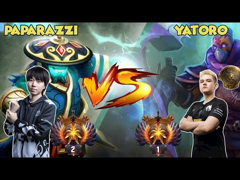 Paparazzi top 2 vs Yatoro top 1 Pro game Dota 2 Highlights Best Players Dota 2