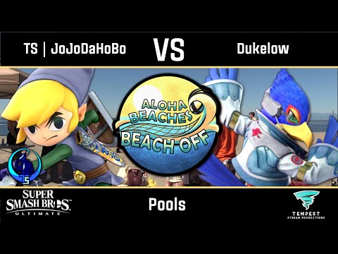 TS |JoJoDaHoBo (Toon Link) vs Dukelow (Falco) - Ultimate Pools - Aloha Beaches 2