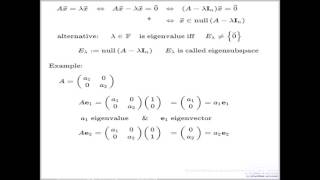 Lecture 18 -- Eigenvalues and eigenvectors basics