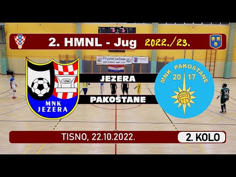 2. HMNL Jug, 2.: JEZERA - PAKOŠTANE 5:1, 22.10.2022.