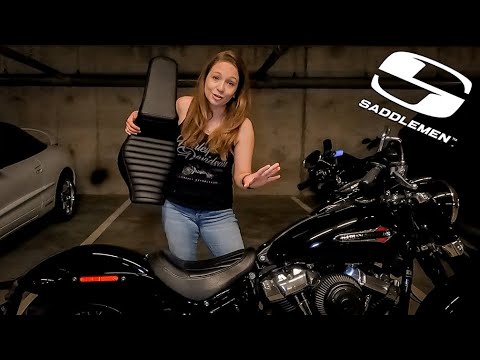 Saddlemen Step-Up Seat | Installing new Seat on Harley Davidson Softail Slim