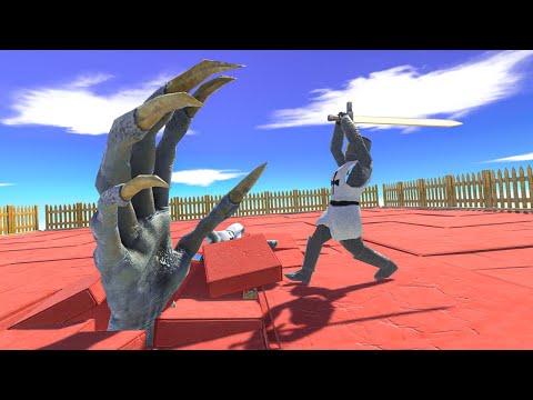 Unit is Fighting Itself in the Arena of Damn Hands - Animal Revolt Battle Simulator