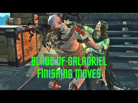Middle Earth: Shadow of War- Blade of Galadriel Finishing Moves Compilation