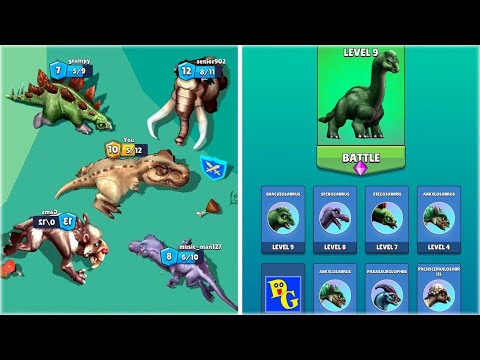 Predictors attack my tiny Dinosaur Dino. io 3D gameplay for Android/ IOS | FUSEE Games Studio - YouTube