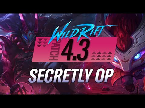 TOTALLY UNDERRATED CHAMPIONS | Patch 4.3 | RiftGuides | WildRift