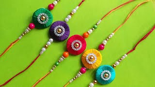 Silk Thread Rakhi (Very Easy)