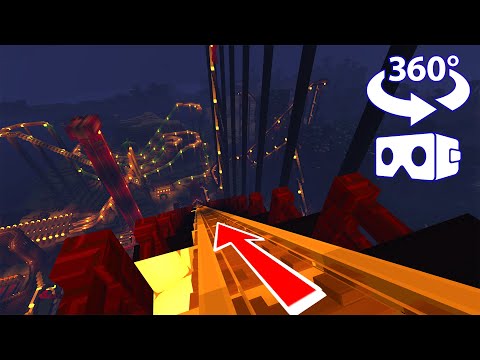 TALLEST ROLLER COASTER 360° Video - Minecraft VR