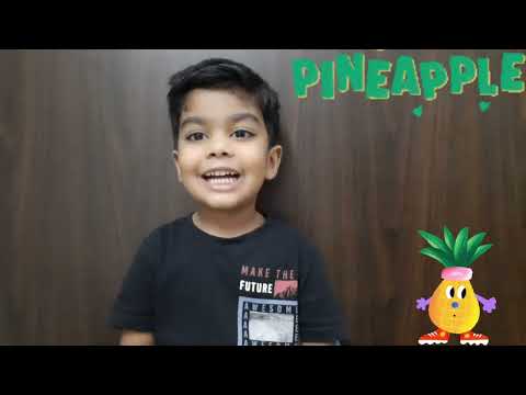 How to Draw Pineapple For Kids || Video by Tanush Kushagra