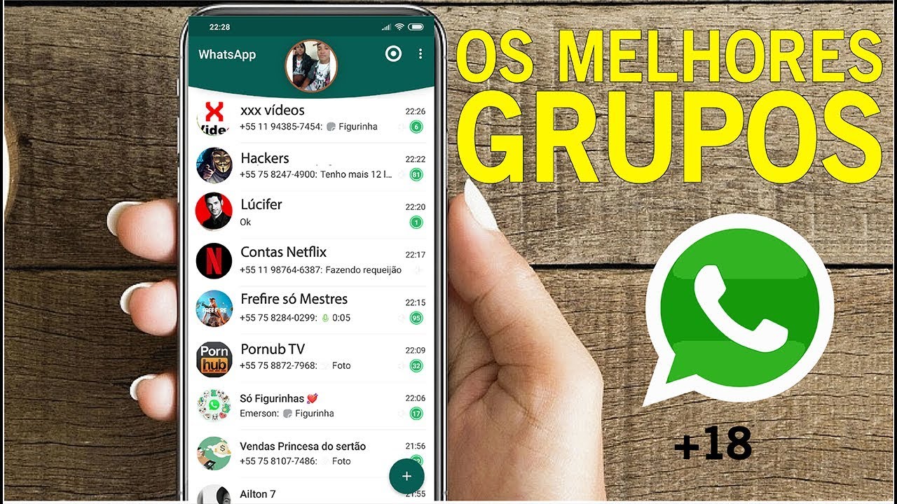 ENTRE AGORA EM VÁRIOS GRUPOS DE WHATSAPP DO SEU GOSTO / NOVO