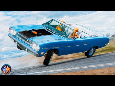 Best Satisfying Rollover Crashes #12 - BeamNG drive CRAZY DRIVERS