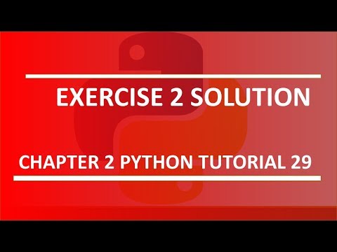 Exercise 2 solution Python tutorial 29