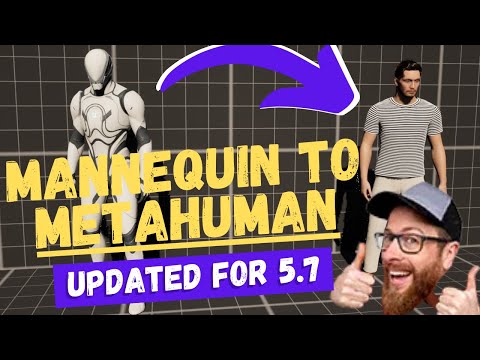How To Replace The Mannequin With A Metahuman - Unreal Engine 5.7 Metahuman Animation Tutorial