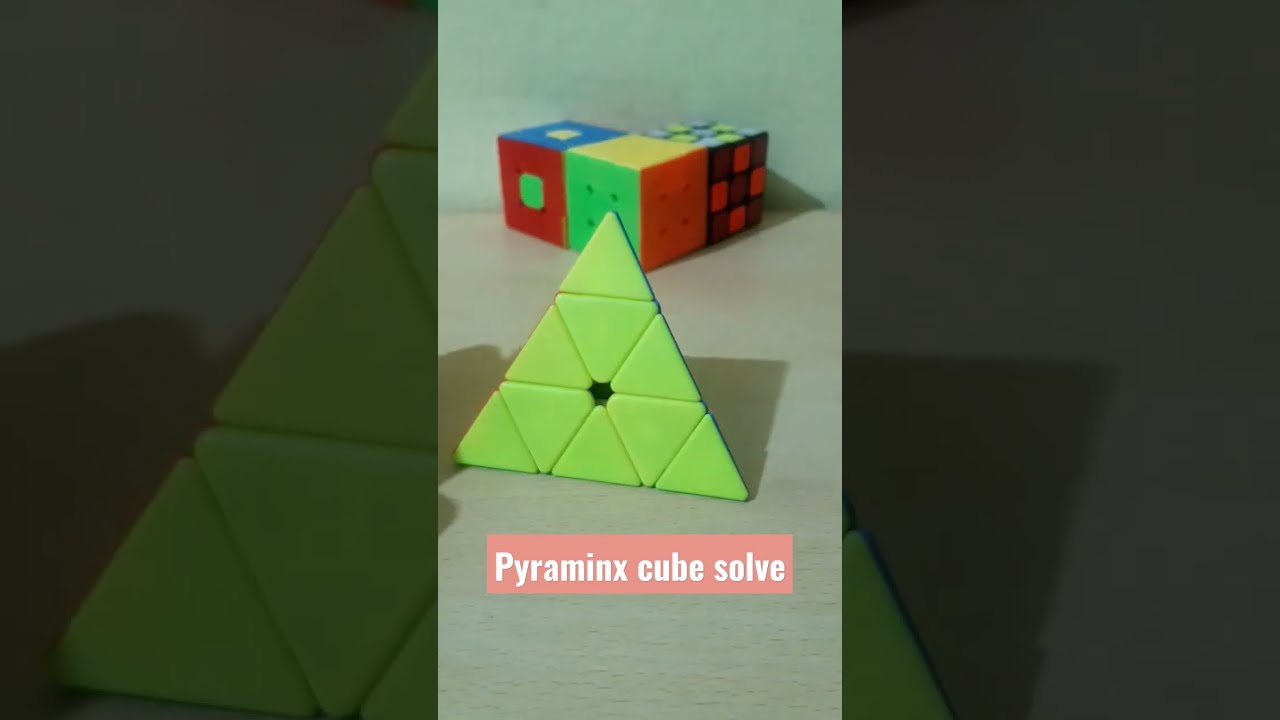 Pyraminx cube last layer solve Pyraminx cube tricks |@Farhaankhancuber