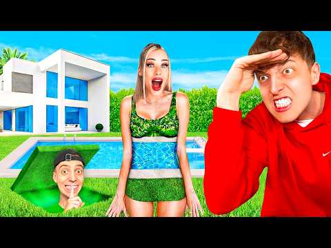 10.000€ EXTREM Hide and Seek in YOUTUBER VILLA!