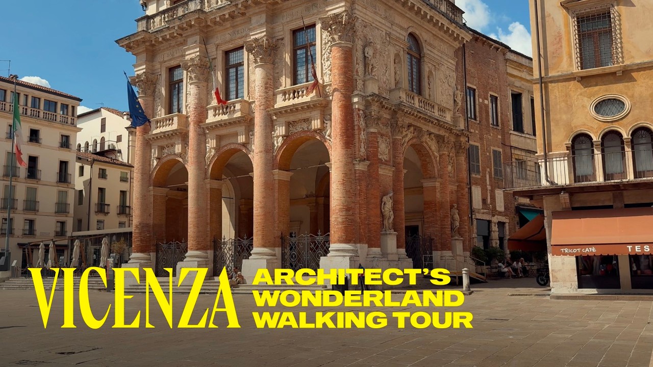 Immersive street-level walking tour through Vicenza Palladio, Italy, showcasing authentic urban landscapes, local architecture, and the vibrant atmosphere of the city's neighborhoods