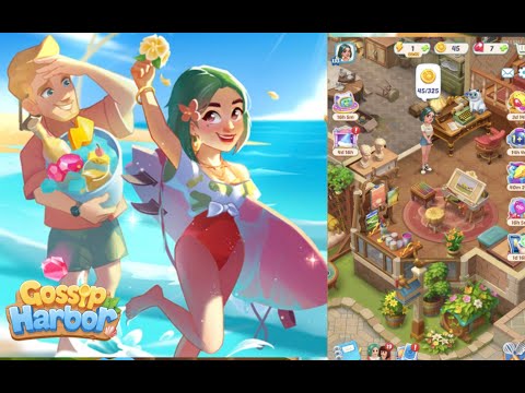 Gossip Harbor : Merge Game /  ☕ Day 154 Level 132 - YouTube