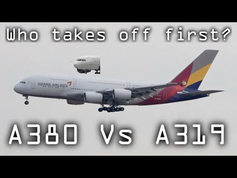 Shortest Take off Airbus A380 Vs A319