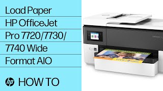 Loading Paper | HP OfficeJet Pro 7720/7730/7740 Wide Format AIO Printers | HP