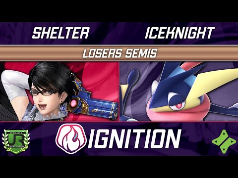 Shelter (Bayonetta) vs IceKnight (Greninja) - Ignition 352 LOSERS SEMIS