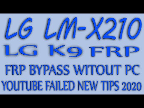 LG K9 FRP BYPASS WITHOUT PC 2020
