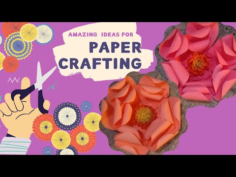 How to make Realistic Paper Flower template 05 | step by step tutorial | DIY paper flower 🌸🌺😍