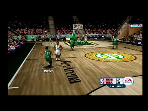 NBA Live 06 Sonics vs Celtics