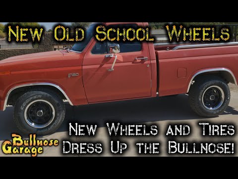 New Old School Wheels for the Bullnose! 16x8 Soft 8 with Trim Rings.