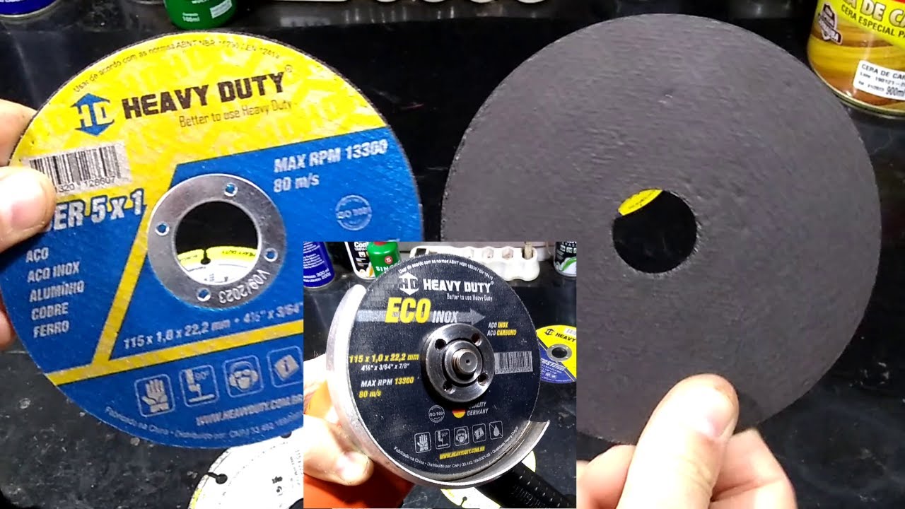 Qual Lado Certo Para Colocar o Disco na Esmerilhadeira