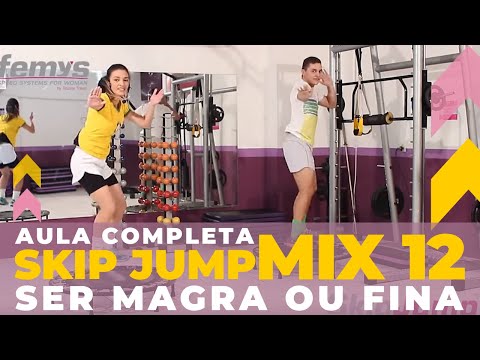 [EMAGRECER E AFINAR CINTURA] - AULA COMPLETA SKIP JUMP MIX 12