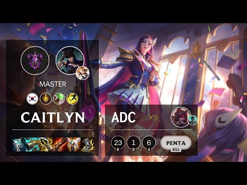 Caitlyn ADC vs Xayah - KR Master Patch 11.24b
