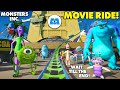MONSTERS INC Movie Ride Door Vault Coaster POV CC