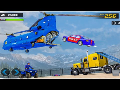 Police Limousine Car Game | Police Transport Car Parking | Police Car | Police Car Truck Transport